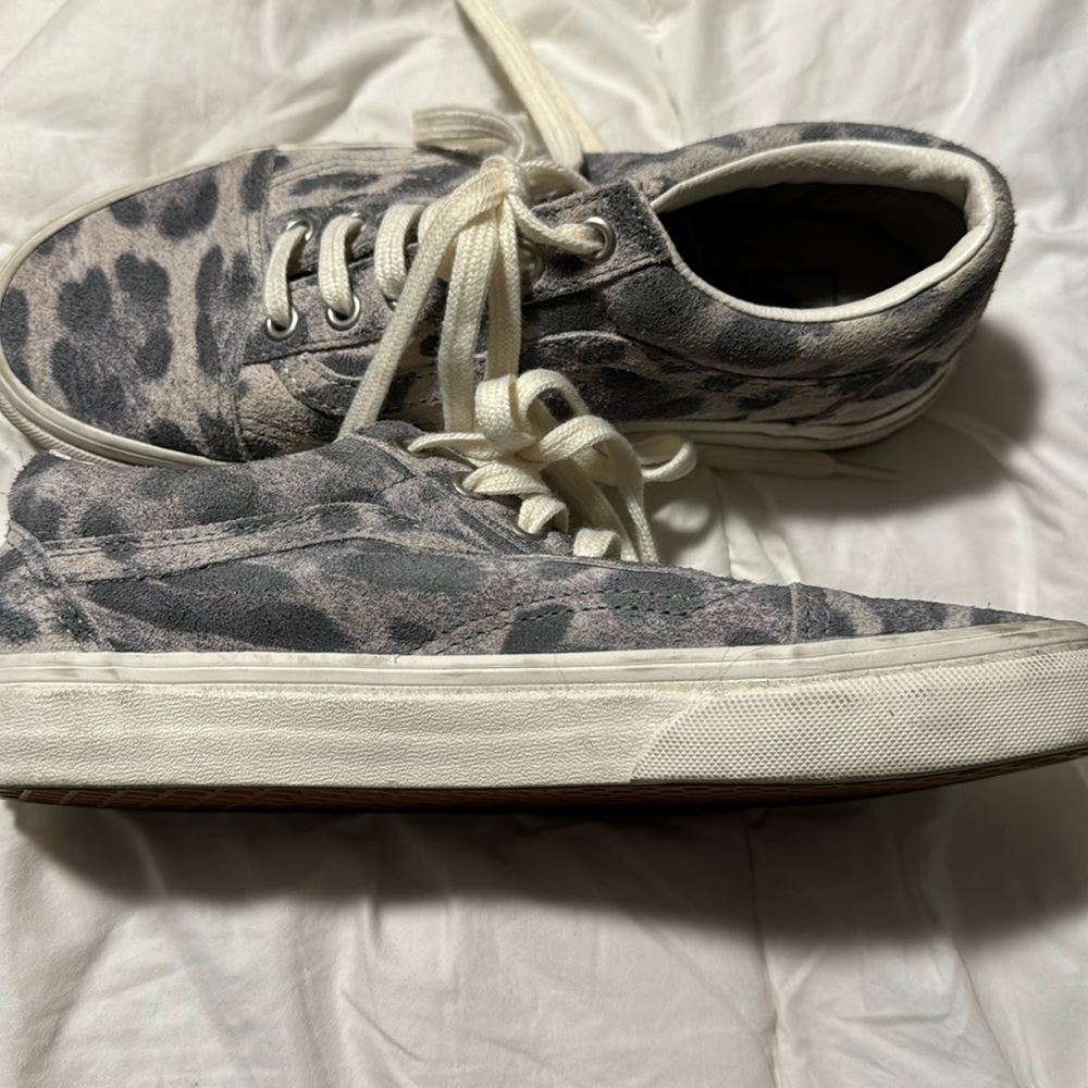 Vans Animal Print Suede lace ups